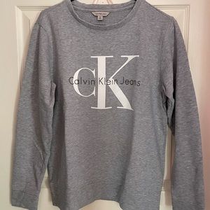 Gray Calvin Klein Sweatshirt
